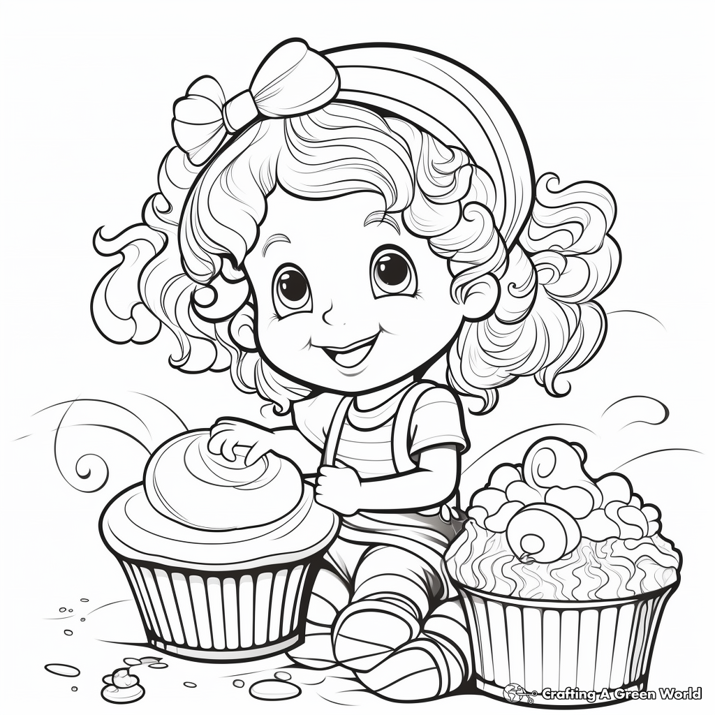 Peppermint coloring pages