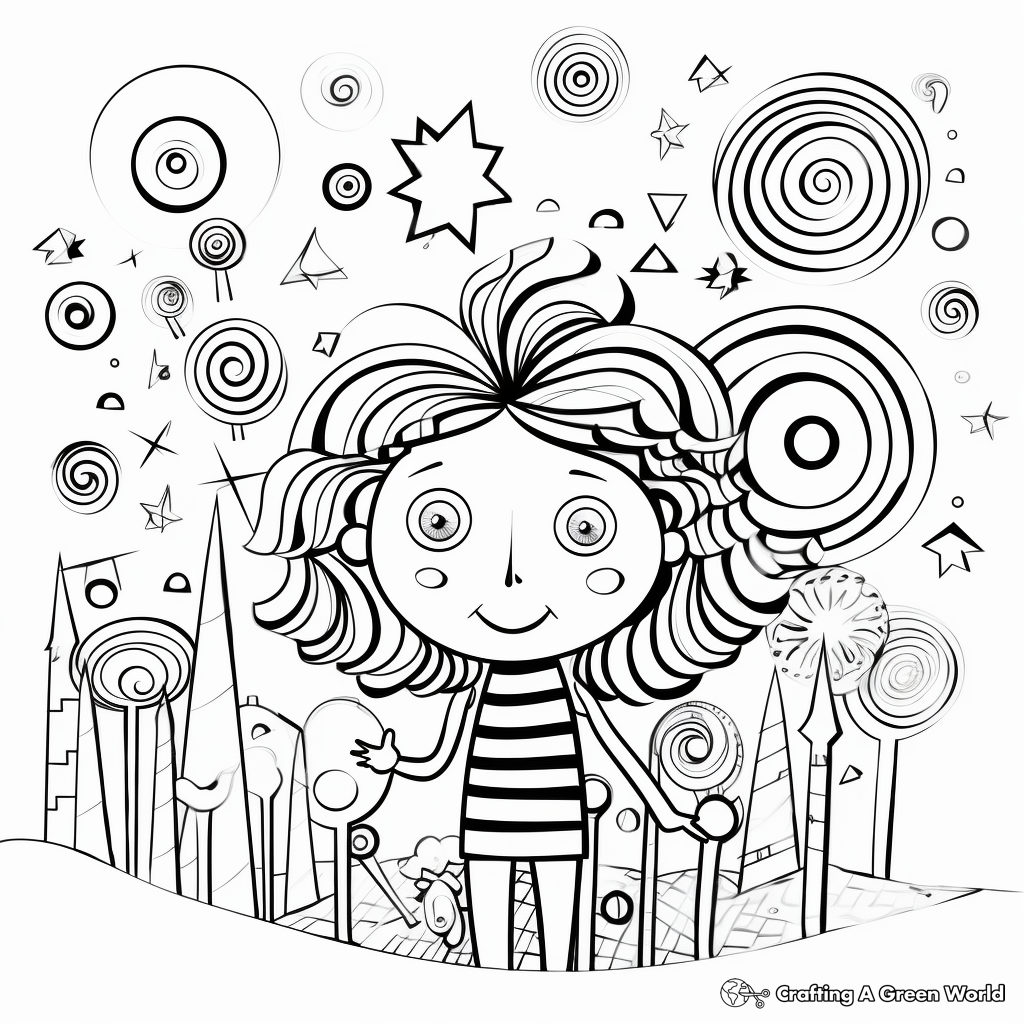 Peppermint coloring pages