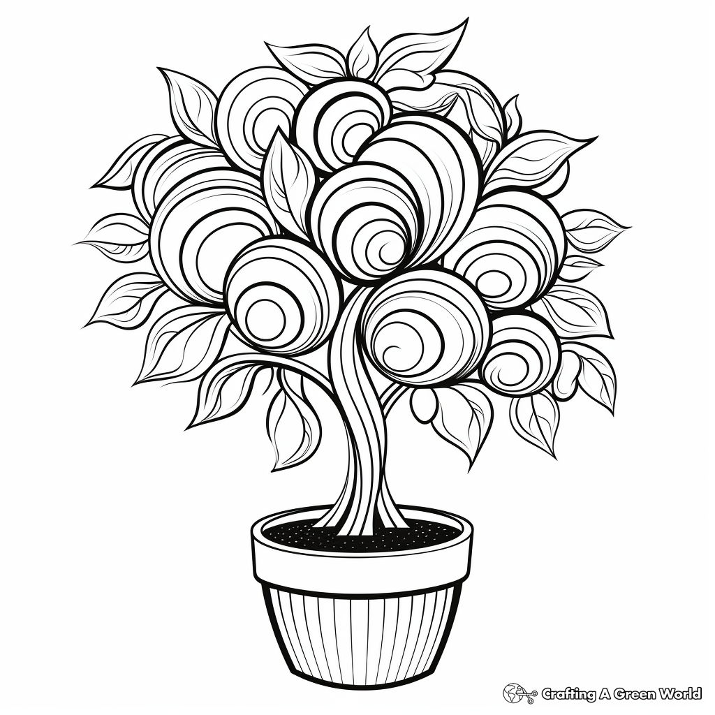 Peppermint coloring pages