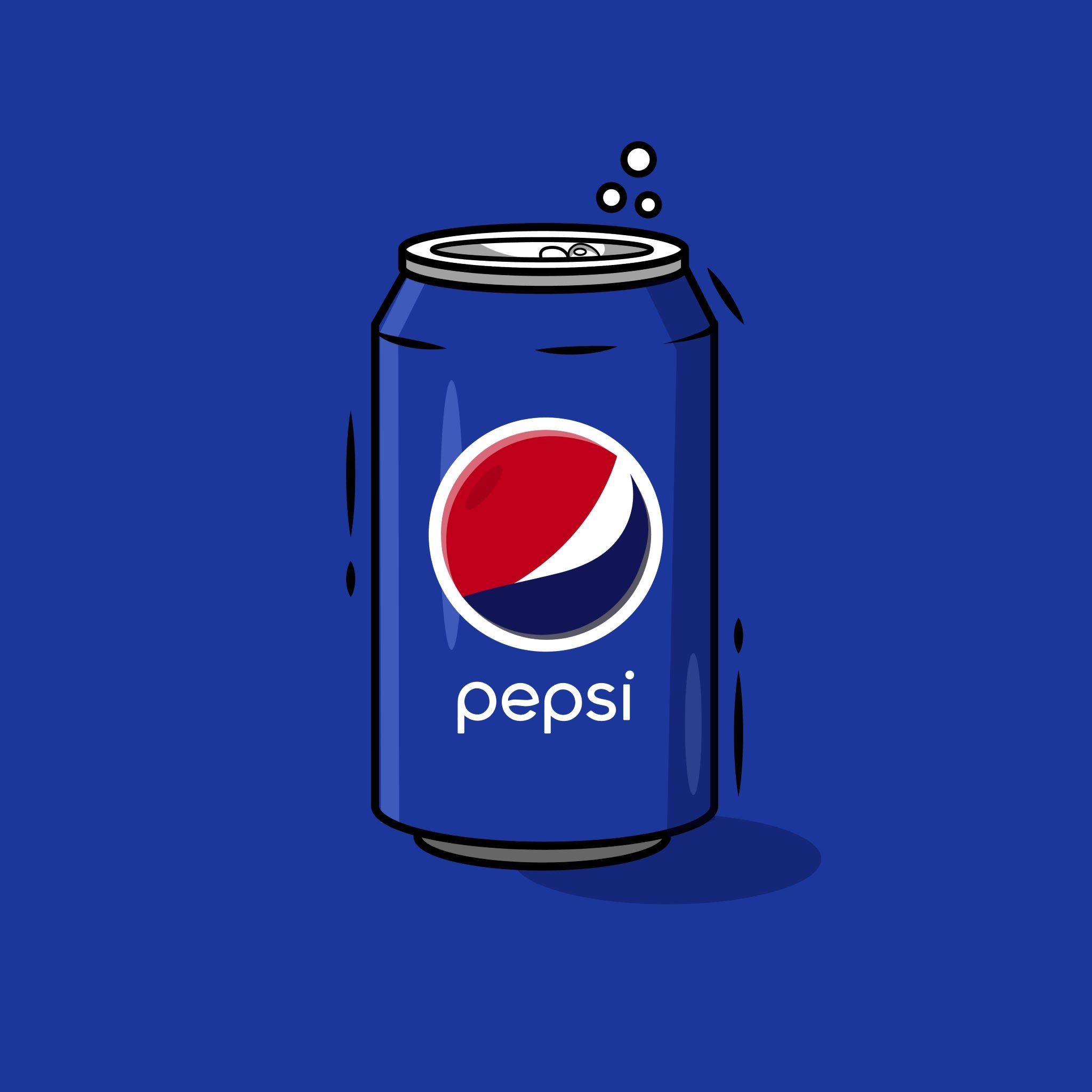 Pepsi can vector art