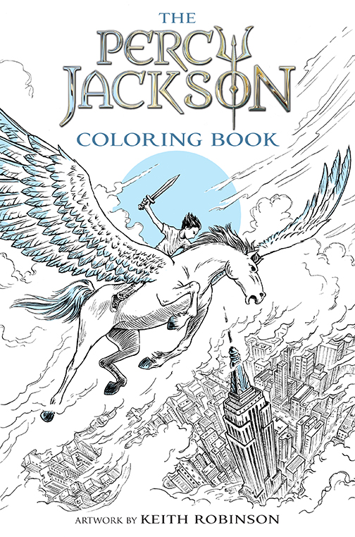 Percy jackson and the olympians percy jackson coloring book by rick riordan