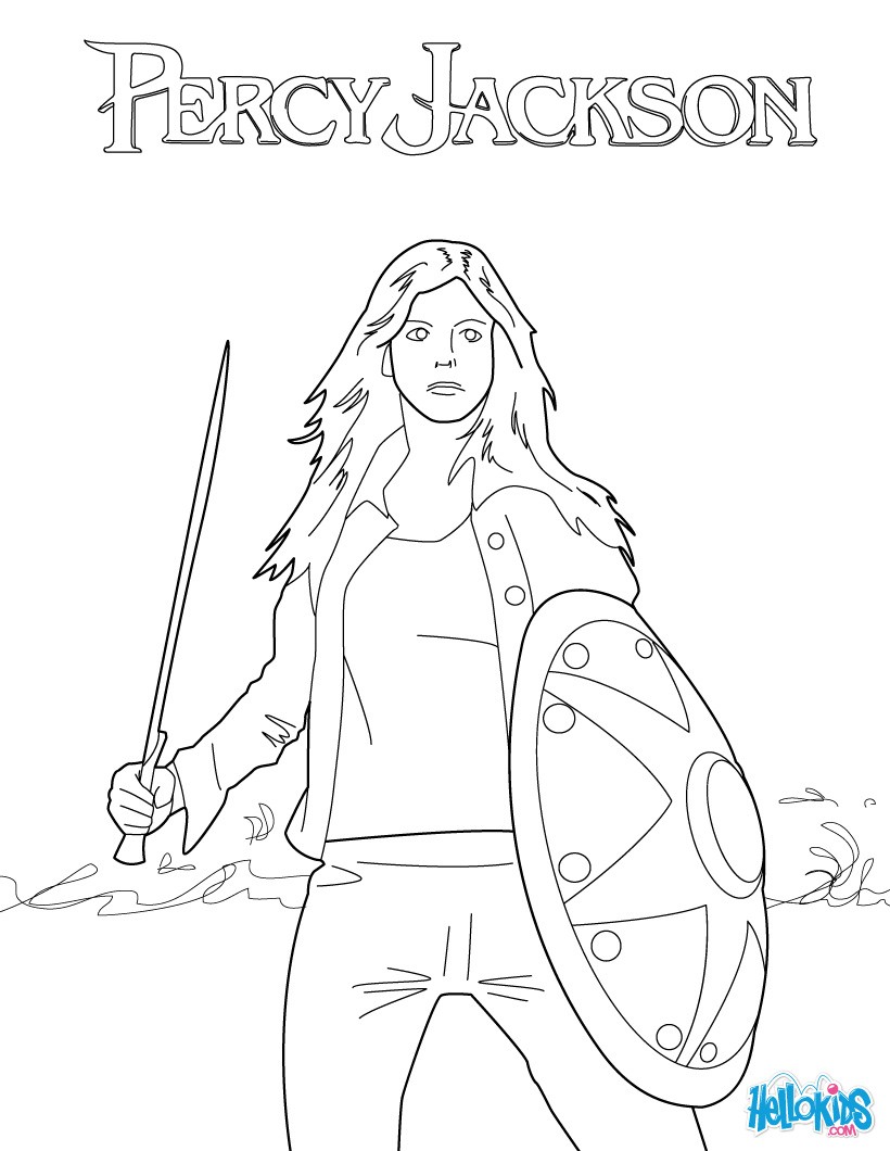Annabeth chase coloring pages