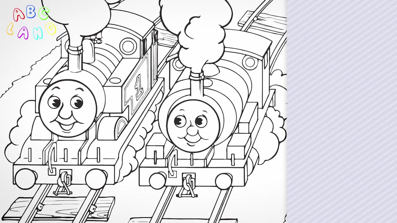 Thomas and percy friends coloring book