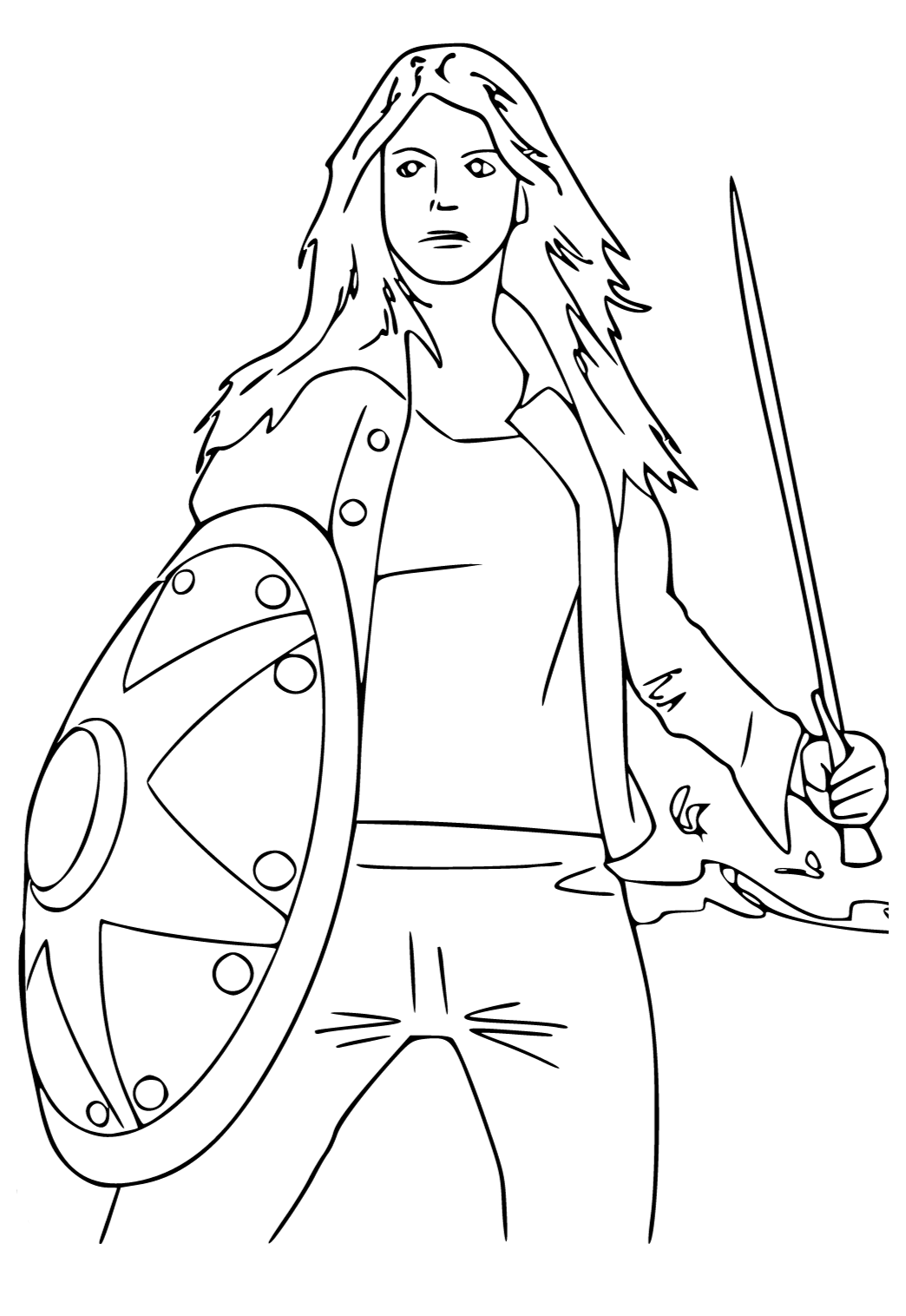 Free printable percy jackson shield coloring page for adults and kids