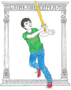 The percy jackson coloring book camp half