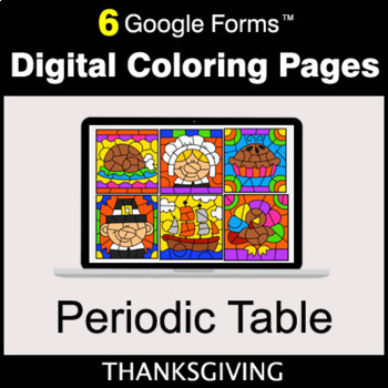 Periodic table coloring pages tpt