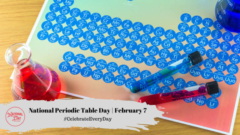 National periodic table day