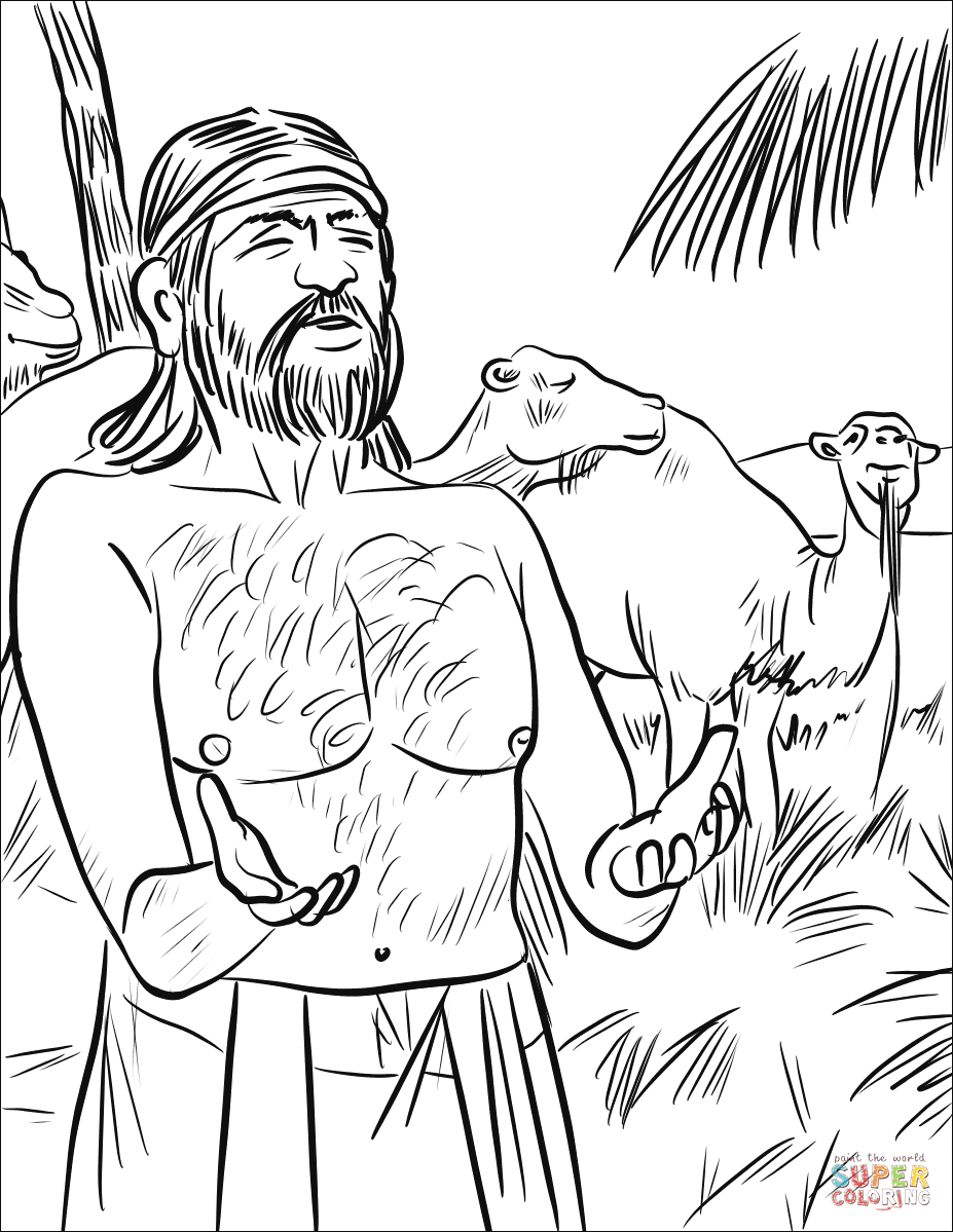 Eliezer prays coloring page free printable coloring pages
