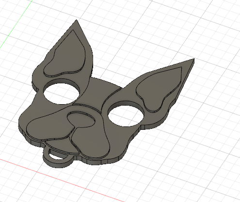 Stl file defence dog keyringãd printer design to downloadãcults