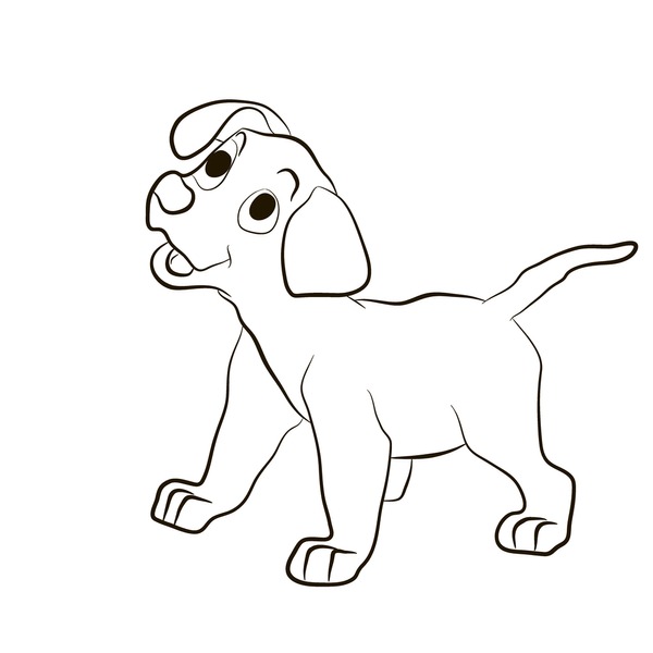 Imãgenes fotos de stock objetos en d y vectores sobre cartoon dog coloring page illustration isolated image graphics