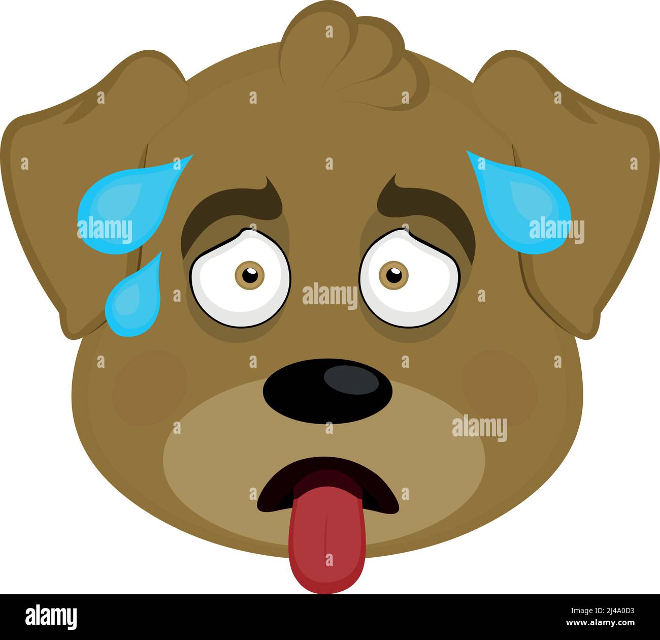 Lengua de perros imãgen vectorial de stock