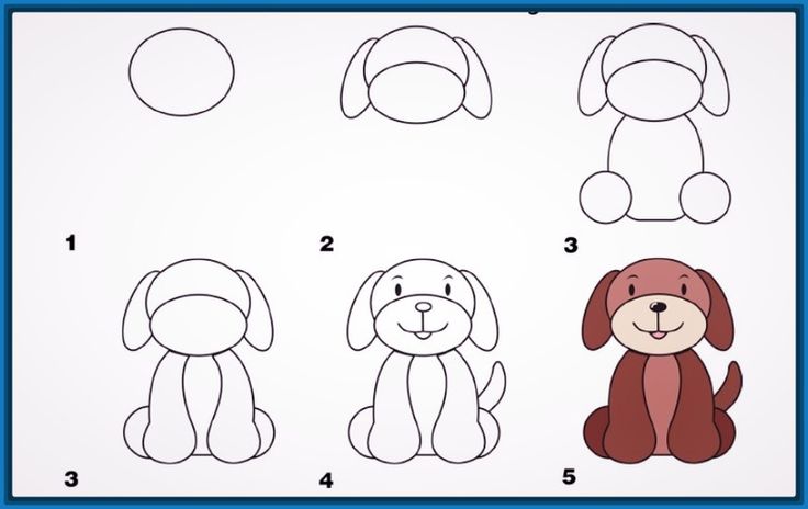Resultado de imagen para dibujos paso a paso mo dibujar un perro perritos para dibujar aprender a dibujar animales