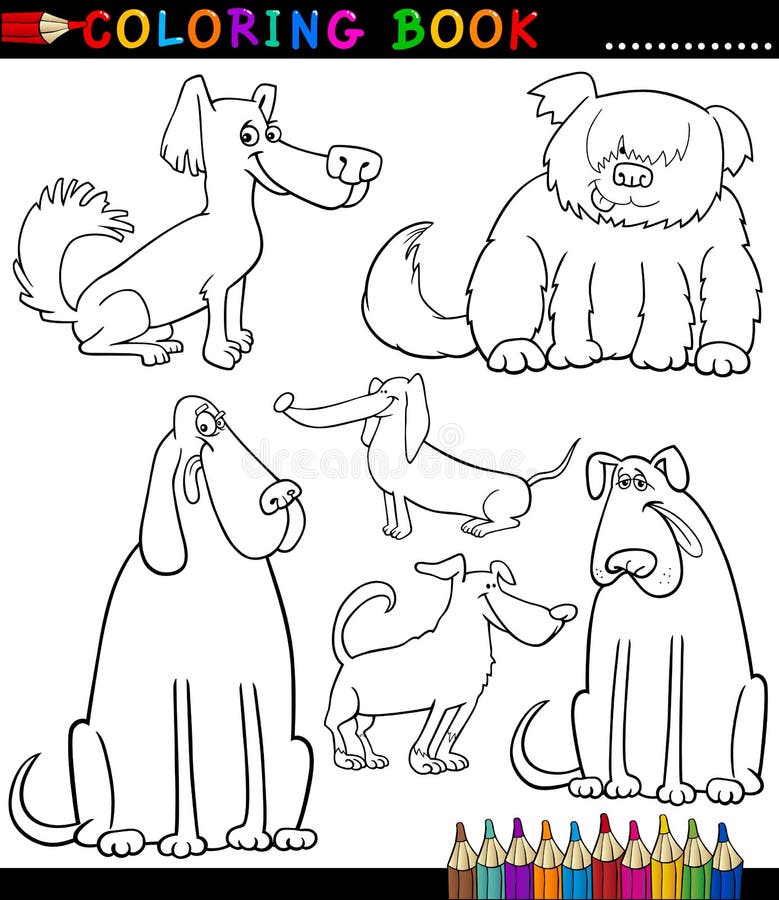 Cãmo dibujar al perro paso a paso ilustraciãn de dibujos animados con fondo blanco stock de ilustraciãn