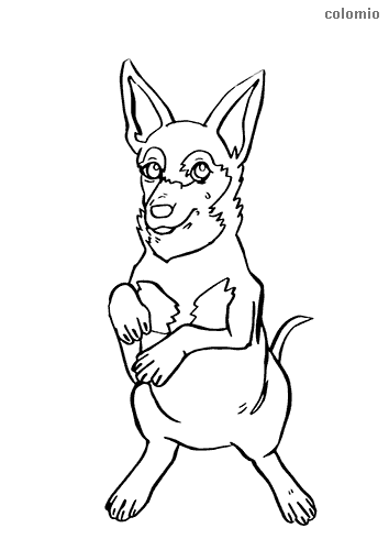 Dibujos de perros para colorear imãgen de perro para colorear