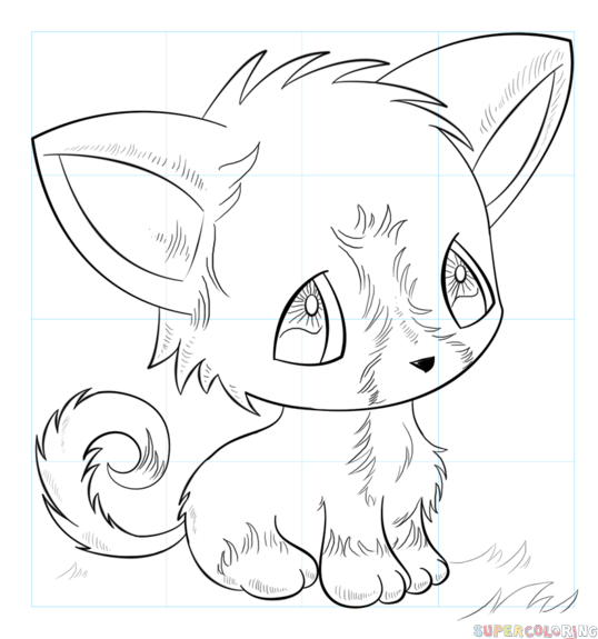 Cãmo dibujar un perro en estilo anime tutorial de dibujo paso a paso