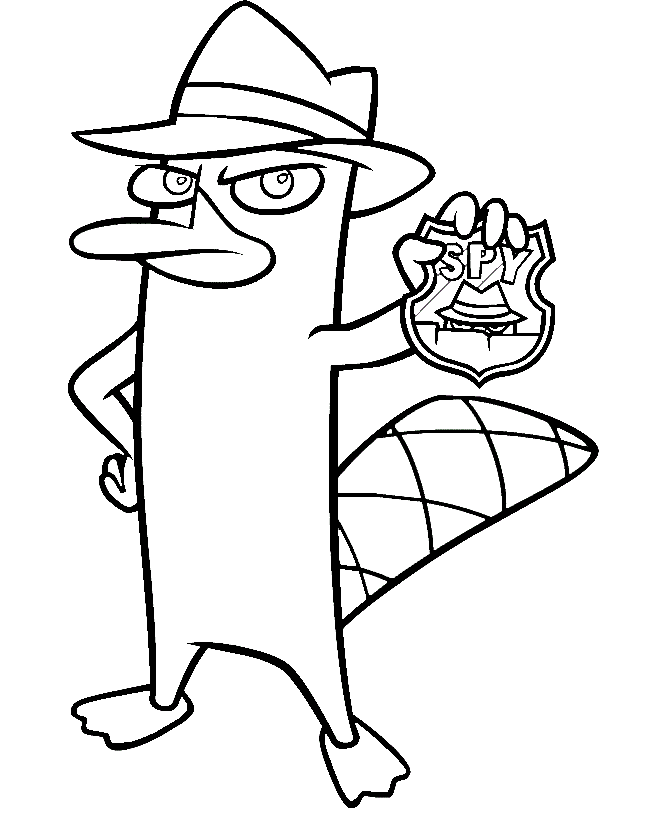 Phineas and ferb coloring pages printable for free download