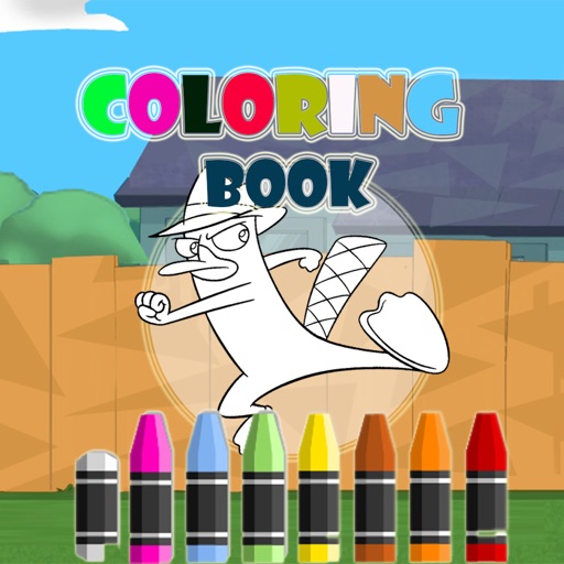 Coloring book for phineas and ferb edition by nuntapol phamornmarnop