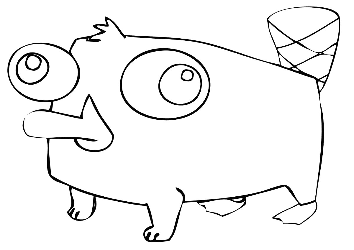 Perry the platypus coloring pages coloring pages to download and print