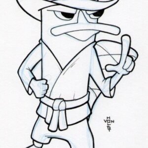 Perry the platypus coloring pages printable for free download