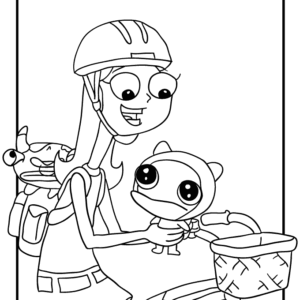 Perry the platypus coloring pages printable for free download