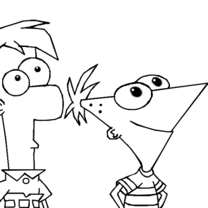 Perry the platypus coloring pages printable for free download