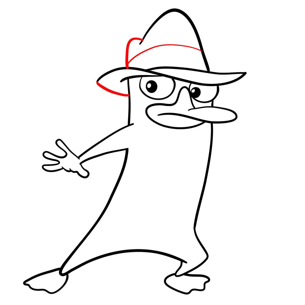 How to draw perry the platypus