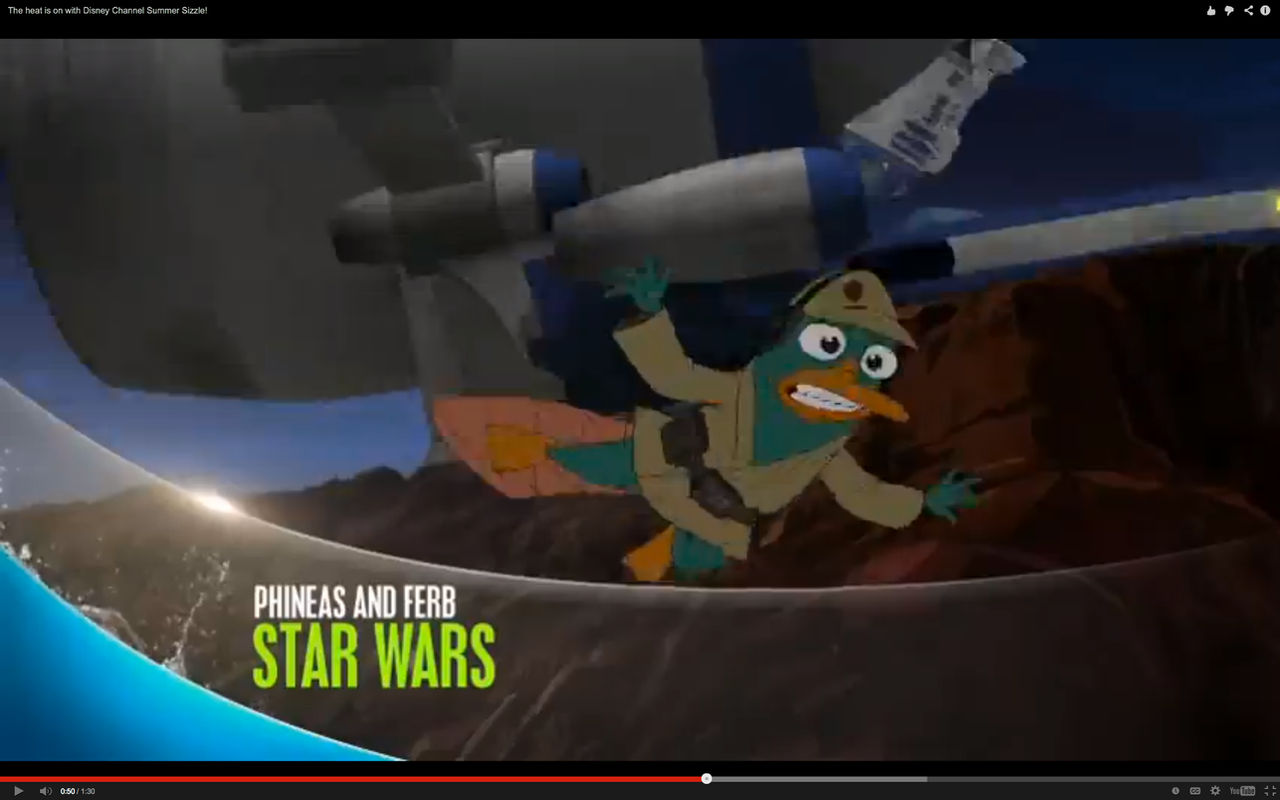 Agent p in phineas and ferb star wars by redjoey on