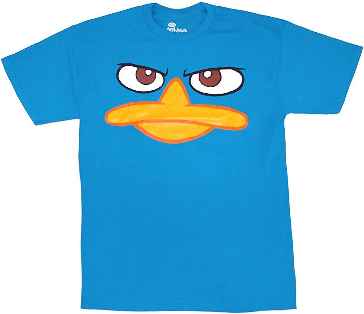 Perry the platypus face youth t