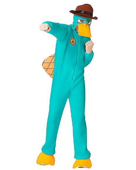 Phineas and ferb perry dualpajama body child costume