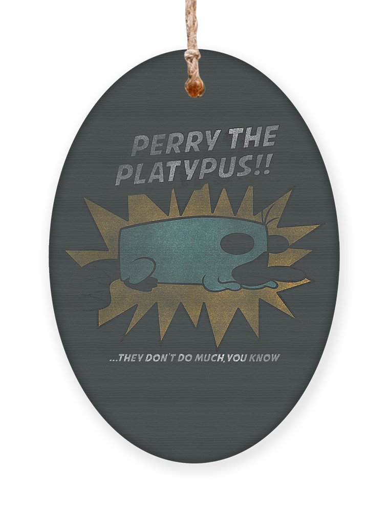 Disney phineas and ferb perry the platypus ornament by isaach vanes