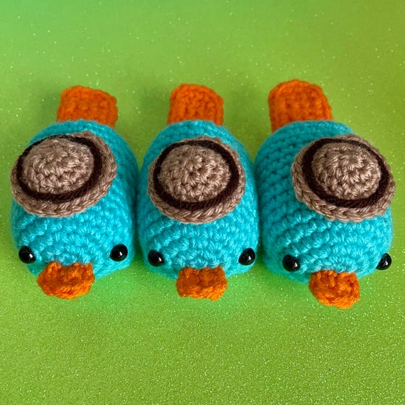 Crochet perry the platypus amigurumi