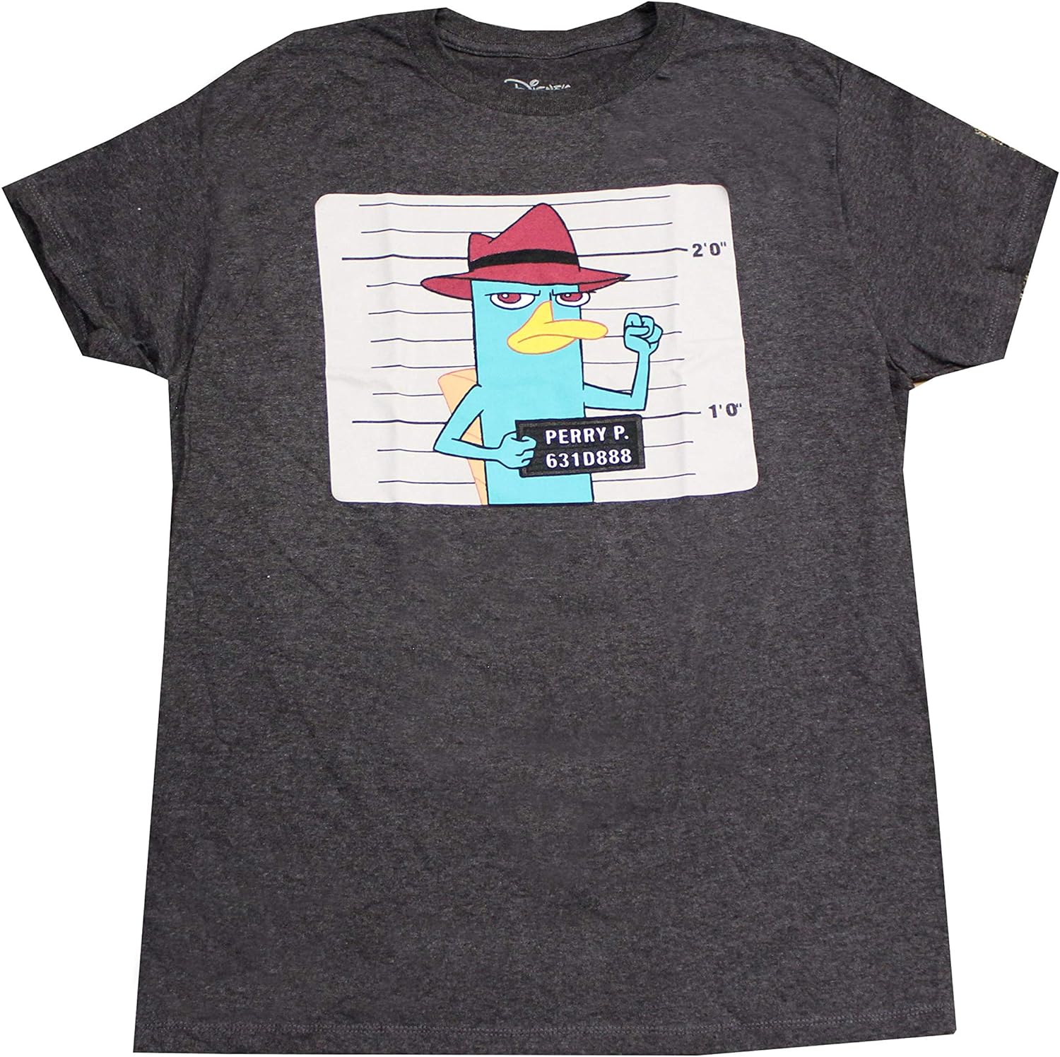 Phineas and ferb perry platypus adult grey t