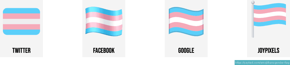 Ðïâï transgender flag emoji
