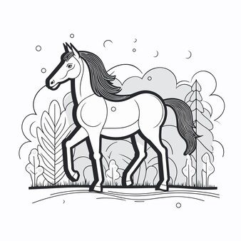 Page person riding a horse coloring page images