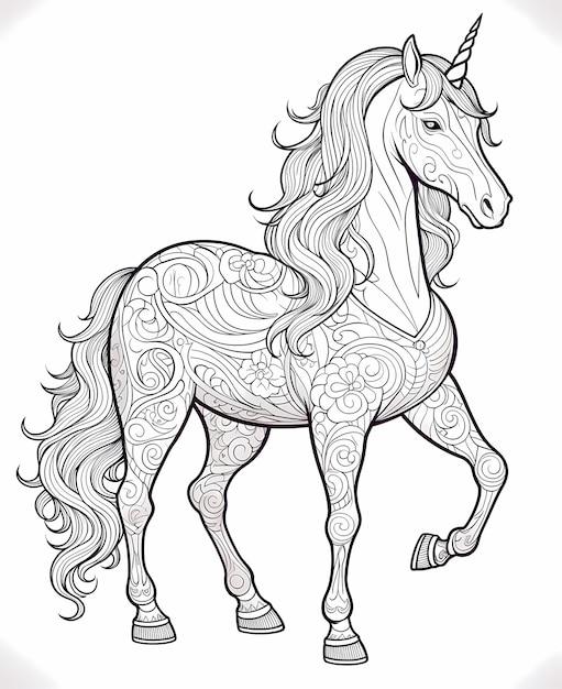 Page person riding a horse coloring page images