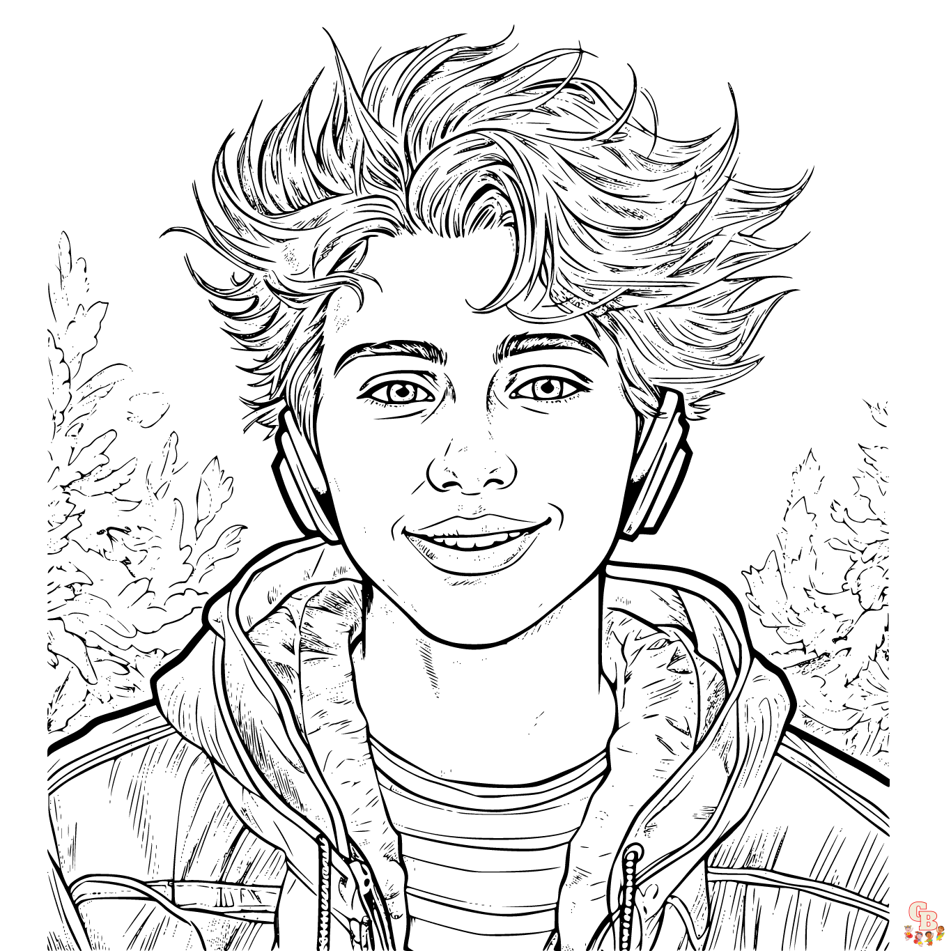 Printable person coloring pages free for kids and adults