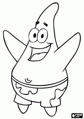 Desenhos animados para colorir
