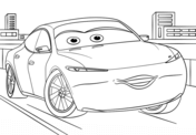 Jackson storm from cars coloring page free printable coloring pages