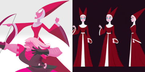 Model sheets for character designers art rocket