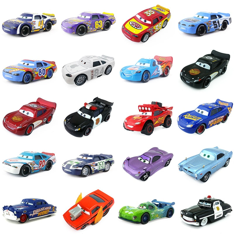 Disney pixar car lightning mcqueen racing family jackson storm ram