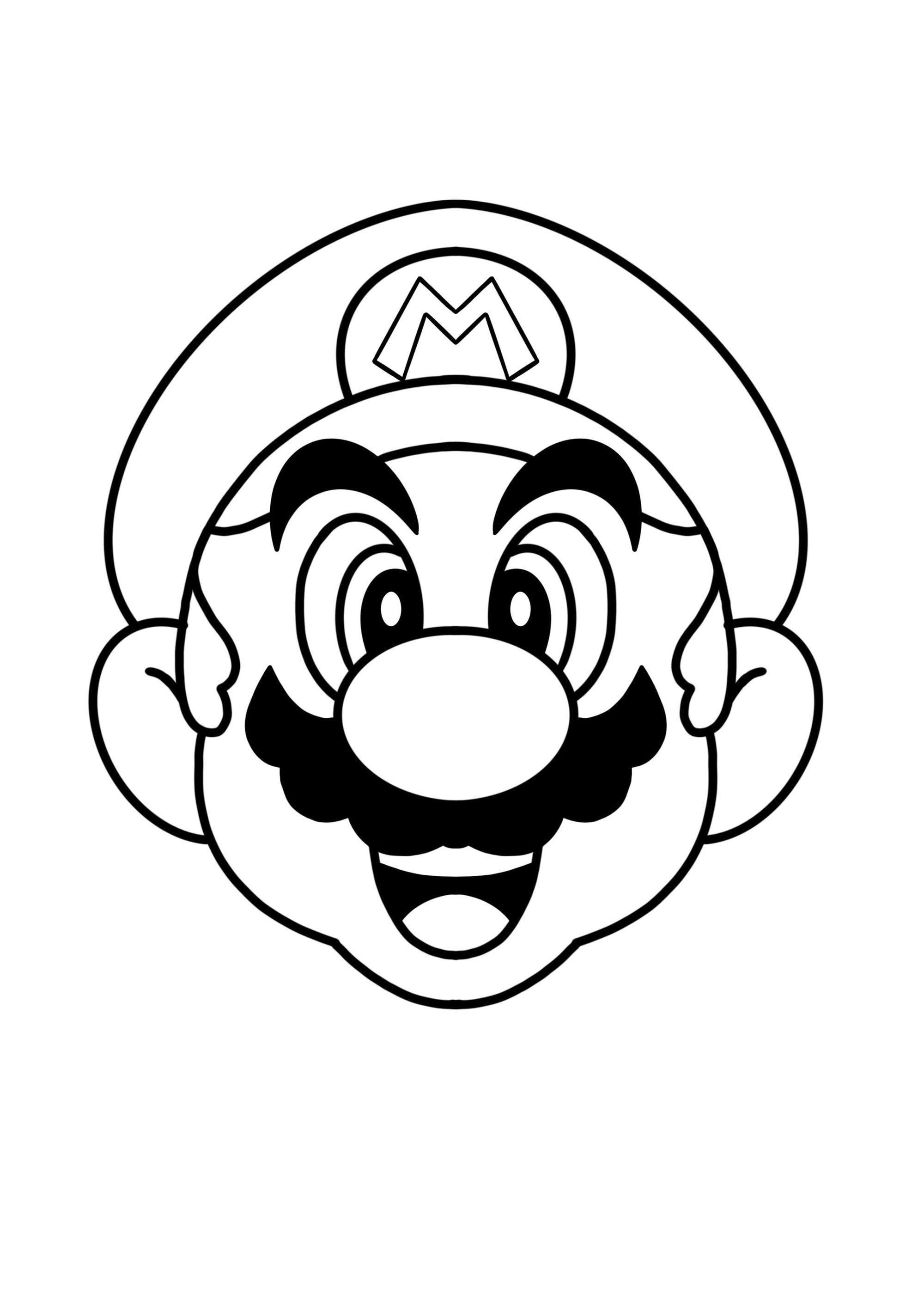 Marios head to color