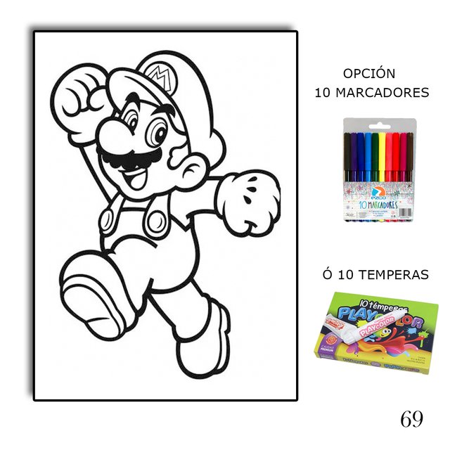 Cuadro mario bross