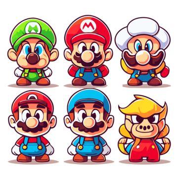 Mario vector art png images free download on