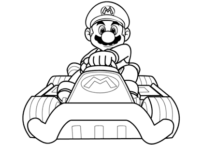 Super mario bros coloring pages