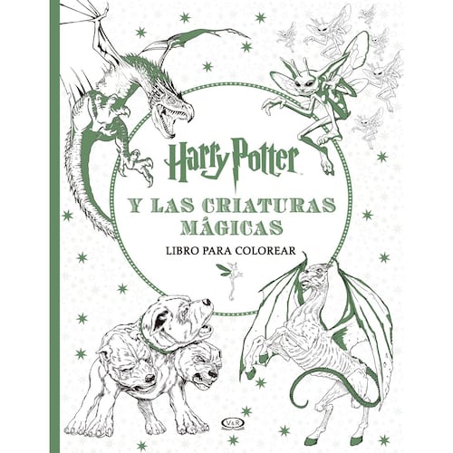 Harry potter y las criaturas mãgicas libro para colorear