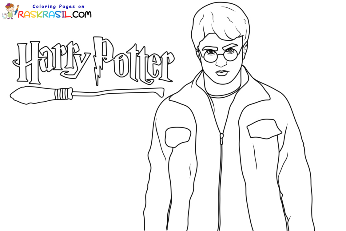 Dibujos de harry potter para colorear