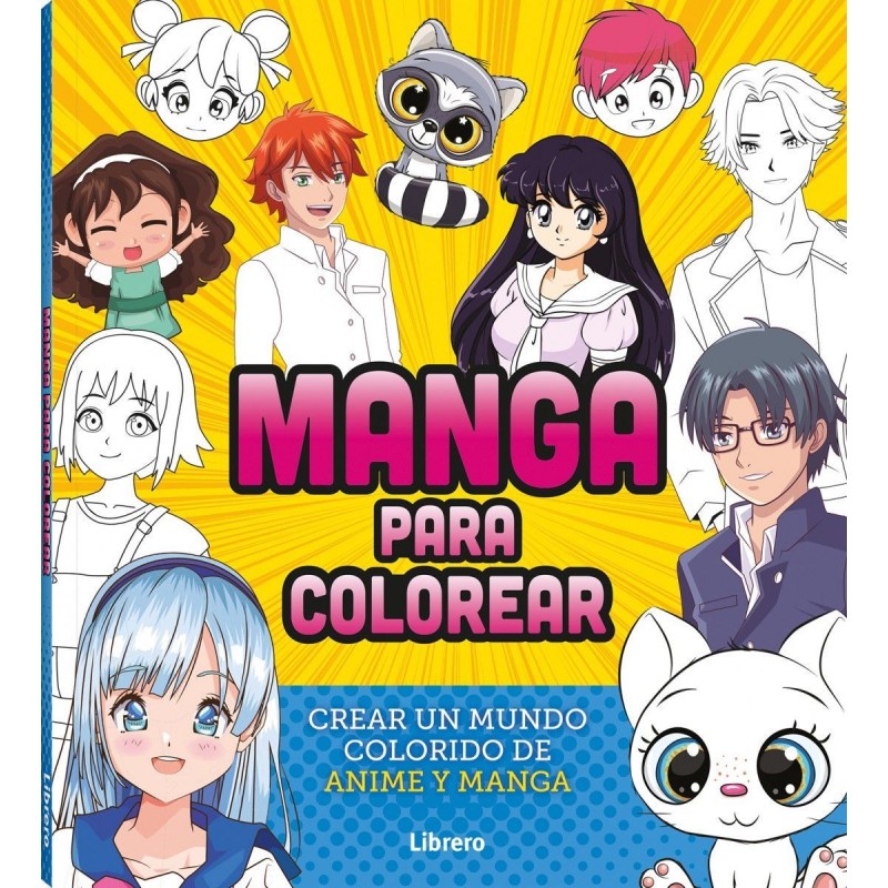 Manga para colorear crear un mundo colorido de anime y manga