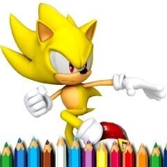 Sonic coloring book