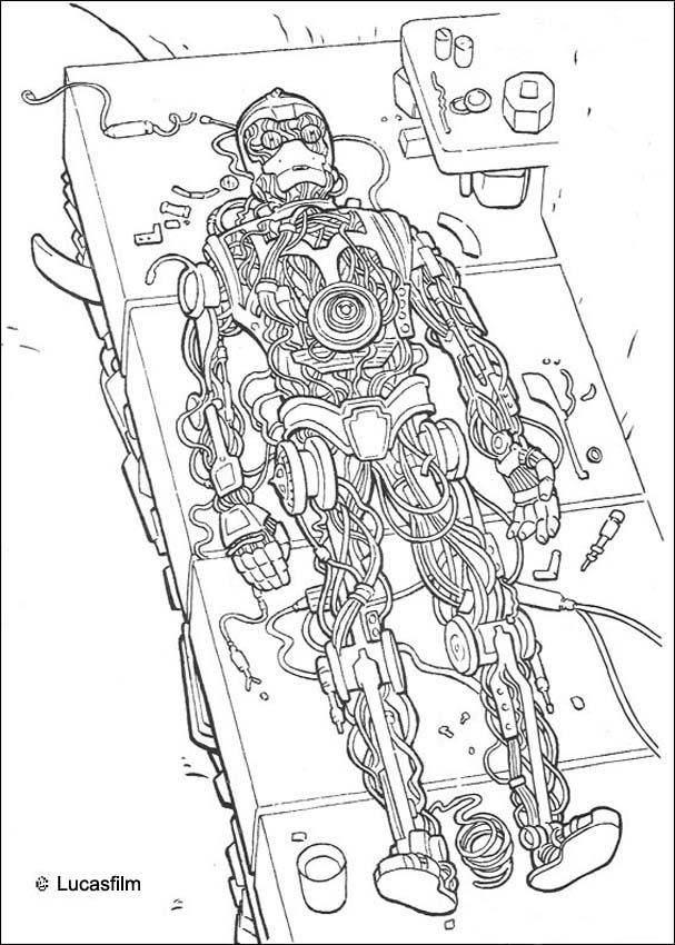 Coloriages coloriage star wars de c