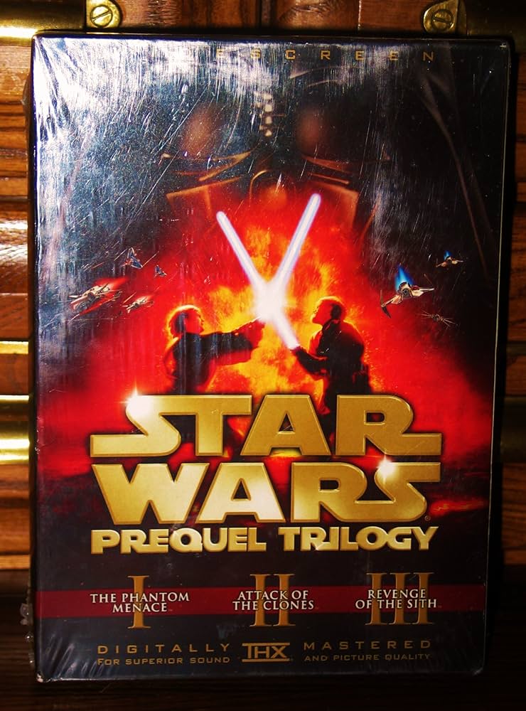 Star wars prequel trilogy widescreen edition dvd ewan mcgregor natalie portman hayden christensen ian mcdiarmid george lucas movies tv